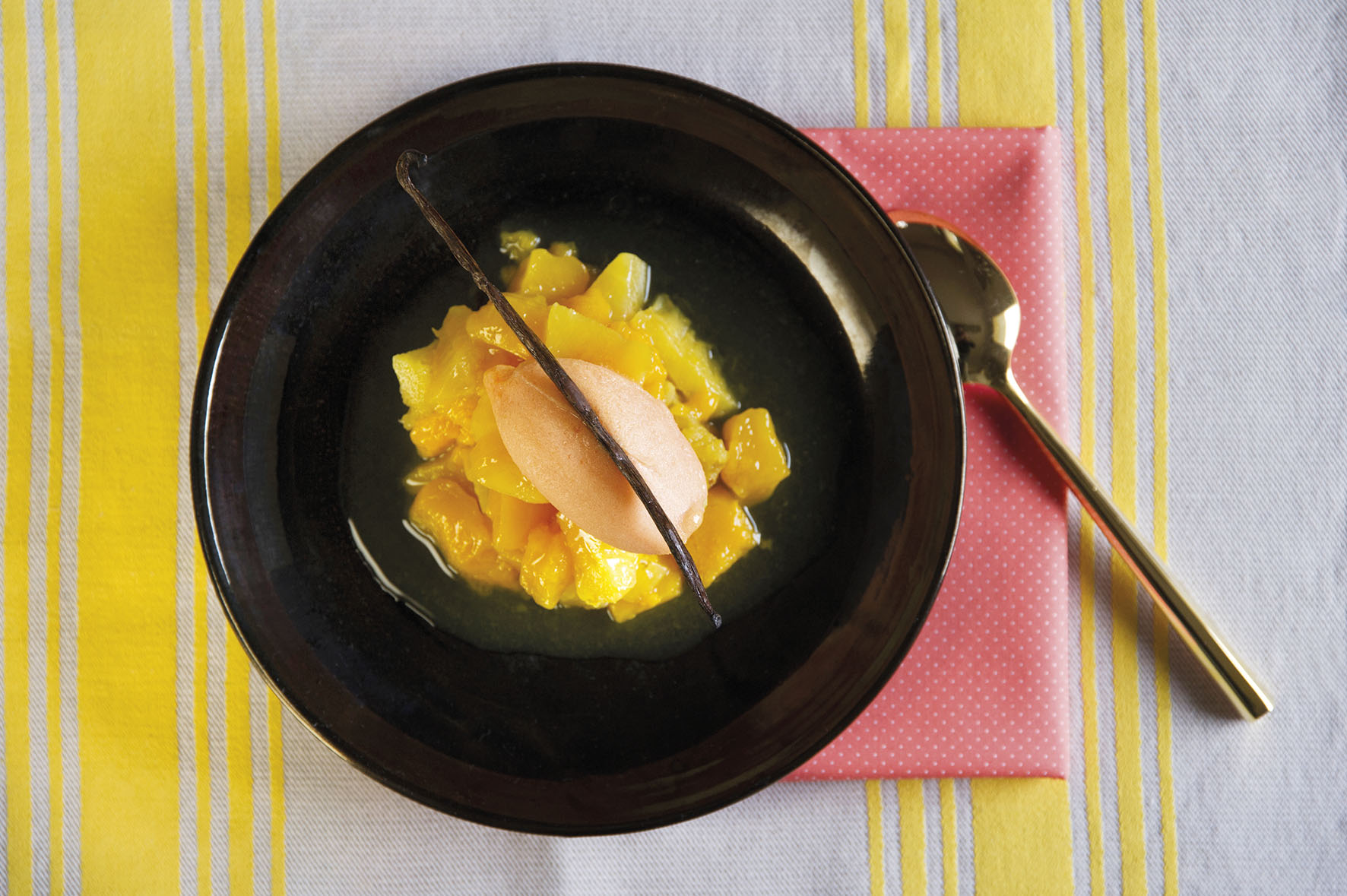 Recette de Compote mangue ananas et son sorbet par SITRAM